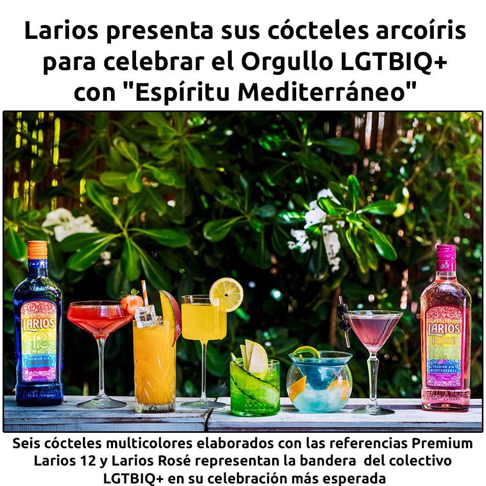 hosteleriaenvlc's tweet photo. LARIOS PRESENTA SUS CÓCTELES ARCOÍRIS PARA CELEBRAR EL ORGULLO LGTBIQ+ CON `ESPÍRITU MEDITERRÁNEO´
https://t.co/GrdZMdtryW
@LariosGin.Es #Larios #HosteleriaEnValencia #CoctelesArcoiris #OrguloLGTBIQ #Ginebra #Gin #Lgtbi #Larios12 #LariosRose #EspirituMediterraneo #LoveWins https://t.co/PWU8OILY0a