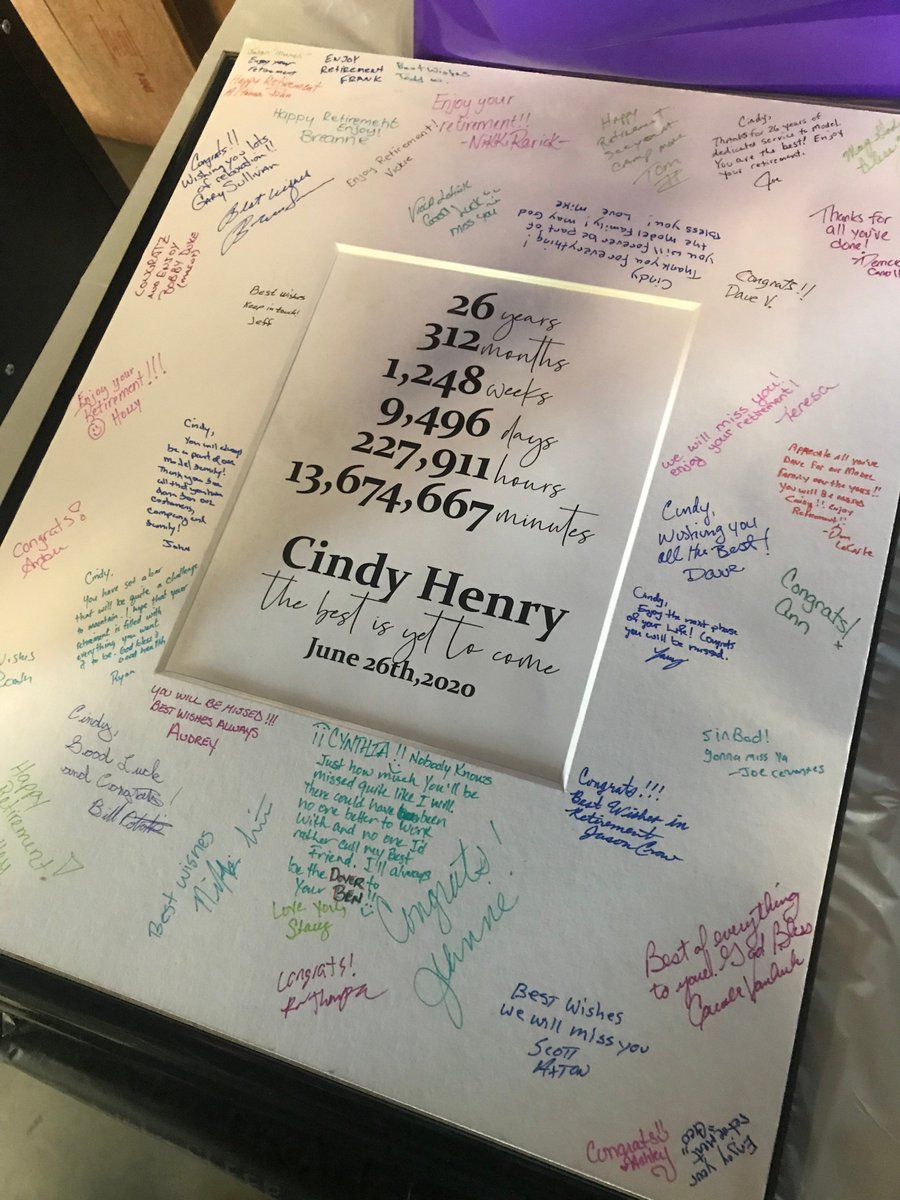 modelcleaners's tweet image. Congratulations Cindy on your retirement from our Model family! We will miss you! 26 years! 

#ModelCleaners #TGIF #FridayFeeling