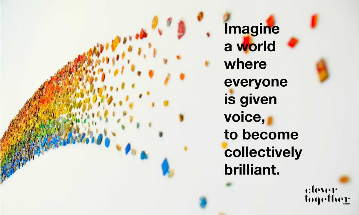 clever_together's tweet photo. Only when every person can truly express their perspective, and are genuinely heard and considered, can our collective brilliance manifest into thriving individuals, organisations and communities. #clevertogether #inclusive #Diversity https://t.co/JUUX8JSqJY