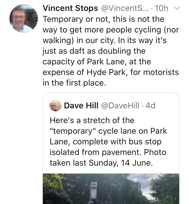VictorSteps's tweet image. Correct. Turning a six lane road back into a bike lane is just as daft as building a six lane road for cars in the first place. And of course the bloggers have absolutely no answer to these incredible arguments #bloggers