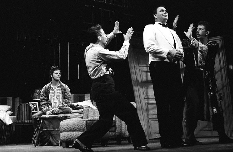 DallasTheater's tweet photo. Flashing back to our 1994-95 season with Room Service starring Rainn Wilson 🏨

#FlashbackFriday #DTCRewind https://t.co/0Q12mVFWBO