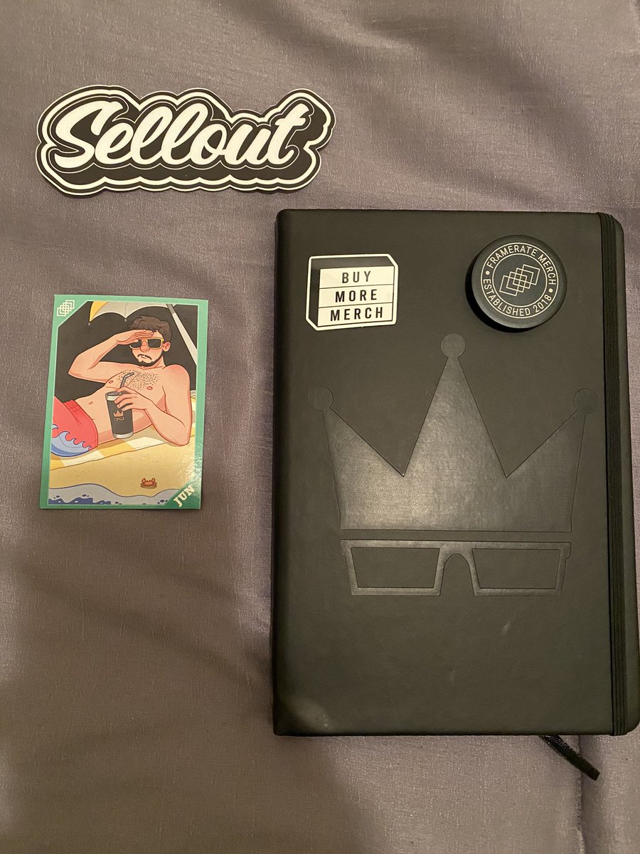 New Month, New Merch!I’m so excited to use the journal and the pop socket!Also here is all the cards I have after 6 months of collecting! December 2019 card also included.