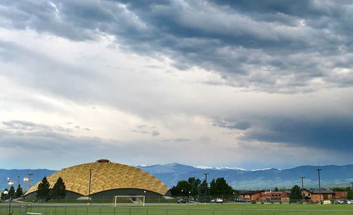 Srawlings2's tweet photo. Crazy. Sheridan will always be Dome Sweet Dome to me. 💙💛 Once a General, always a General. https://t.co/oOThvRXL9m