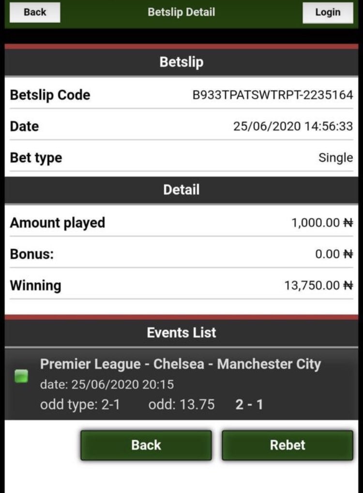 Sorry for posting late today have really been a busy day for me but all the same thanks to @successclubbet for the win