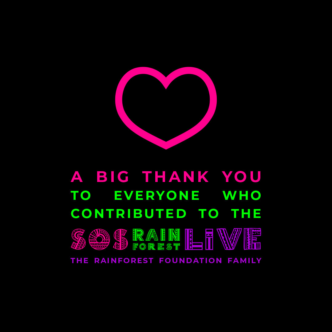 RainforestNORW's tweet photo. A huge ❤️ THANK YOU ❤️ to ALL who helped make #SOSRainforest Live a success! None mentioned, none forgotten!

👏🏻Gracias - Obrigado - Terima k asih - Merci - Takk! 🙏

#SOSRainforestLive
@RFUK @RainforestUS https://t.co/8bhd2LNC8K