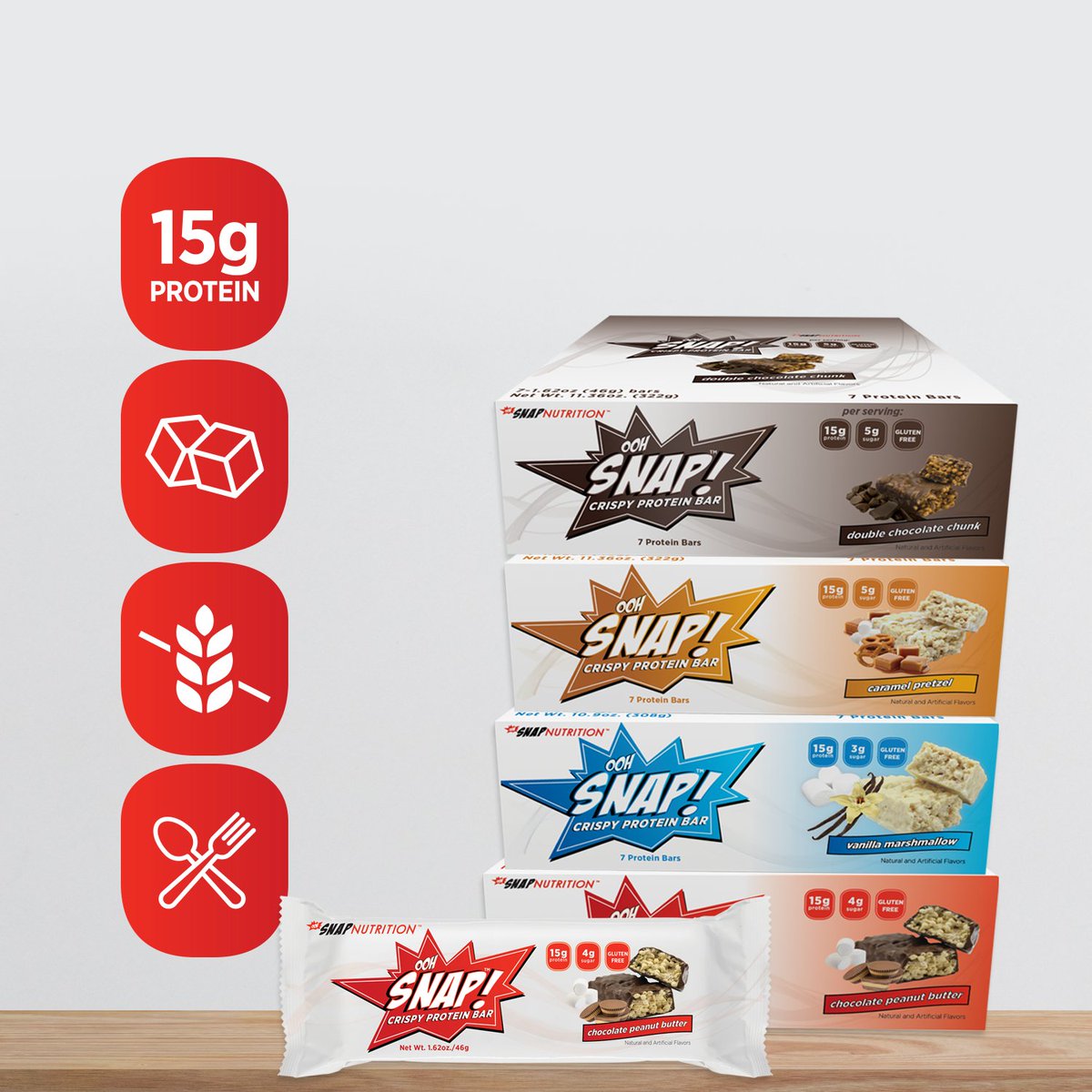 Snap_Nutrition's tweet photo. What's your favorite flavor? Whatever it is, our protein bars are great for healthy snacking without sacrificing taste.
.
.
.
#snapnutrition #oohsnapbar #fitness #gym #protein #snack #fitfam #glutenfree #healthy #bodybuilding  #tasty #delicious #cleaneating https://t.co/gCCgKzuG4p