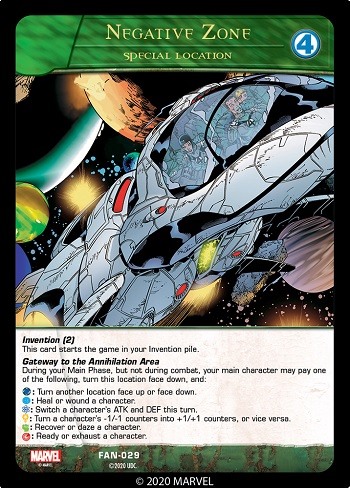 DeconstructVS's tweet photo. Everyone know the First Family doesn't stay Earth bound though...
Negative Zone
Card Number: FAN-029
Comic: Fantastic Four (1997). Issue 7, Page 10.
Penciler: @Demonpuppy
Inker: #TomMcweeney
Colorist: #JessicaRuffner
Writer: @JimLee; #BrandonChoi
#vs2pcg #cardgames #marvel #lcg https://t.co/2jCSKts5Us
