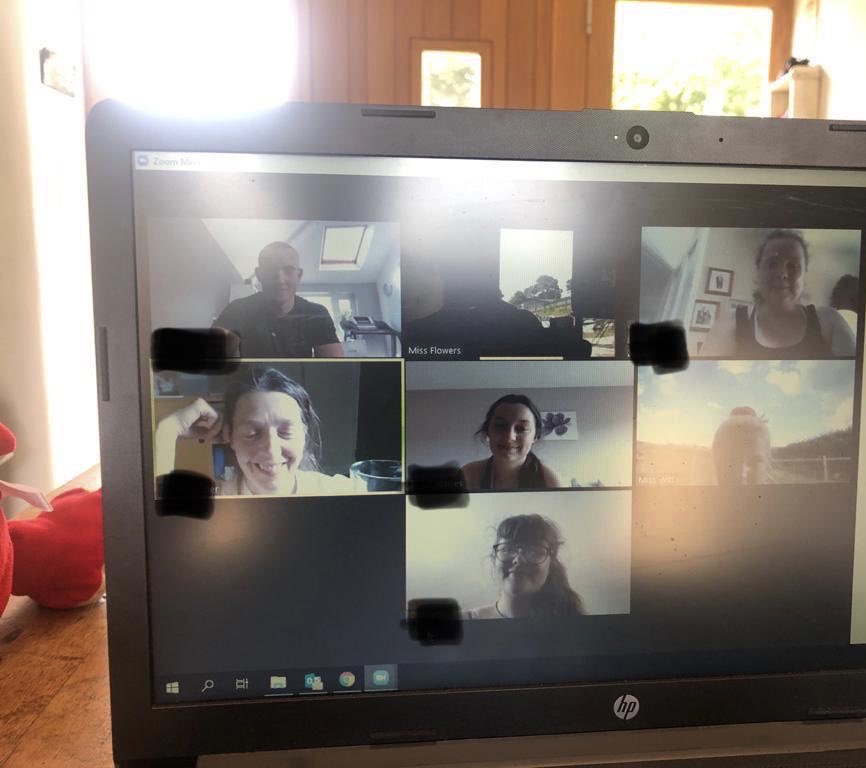 Just the hard core regulars at #family #fitness yesterday - it was 🥵. Don’t forget to email your fave work out song titles to Miss Flowers for next week’s playlist 👍🏼