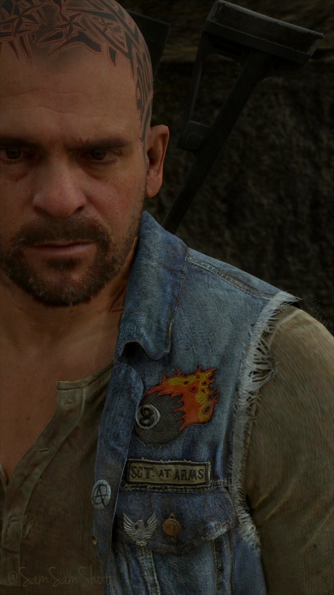 Sami_Attano's tweet photo. Time for some #BoozerAppreciation shots.
π€π€
I never realised he has a little skully on his knife! πͺπ
#DaysGone #BendStudio #PlayStation #VirtualPhotography #VPBodyShots https://t.co/hM2xjassbf