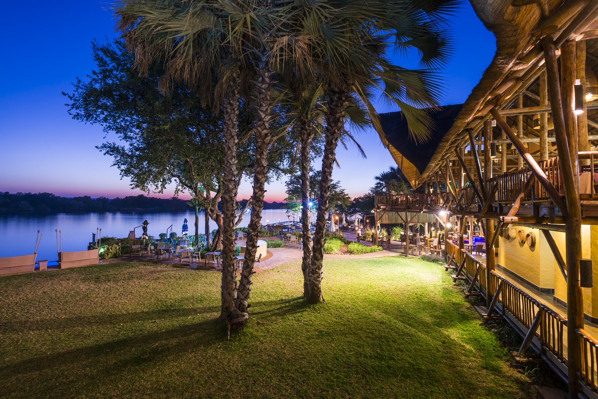 TourismZambia's tweet photo. Blending perfectly within the lush surrounds of the Zambezi Riverbank, aha David Livingstone Safari Lodge &amp; Spa offers 5-Star comfort only 10km from the Victoria Falls, one of the natural wonders of the world. @DLSafariLodge

#SuperbZambia #TravelTomorrow #StayAtHome #Zambia https://t.co/FUJj21HsNc