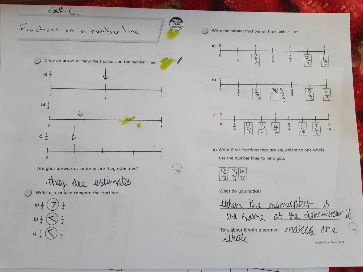 Charlot18909464's tweet photo. @MrsLaverackMPS Olivia has been catching up with some maths homework this week. I'm very proud because she HATES doing maths https://t.co/vsMuLALoi6