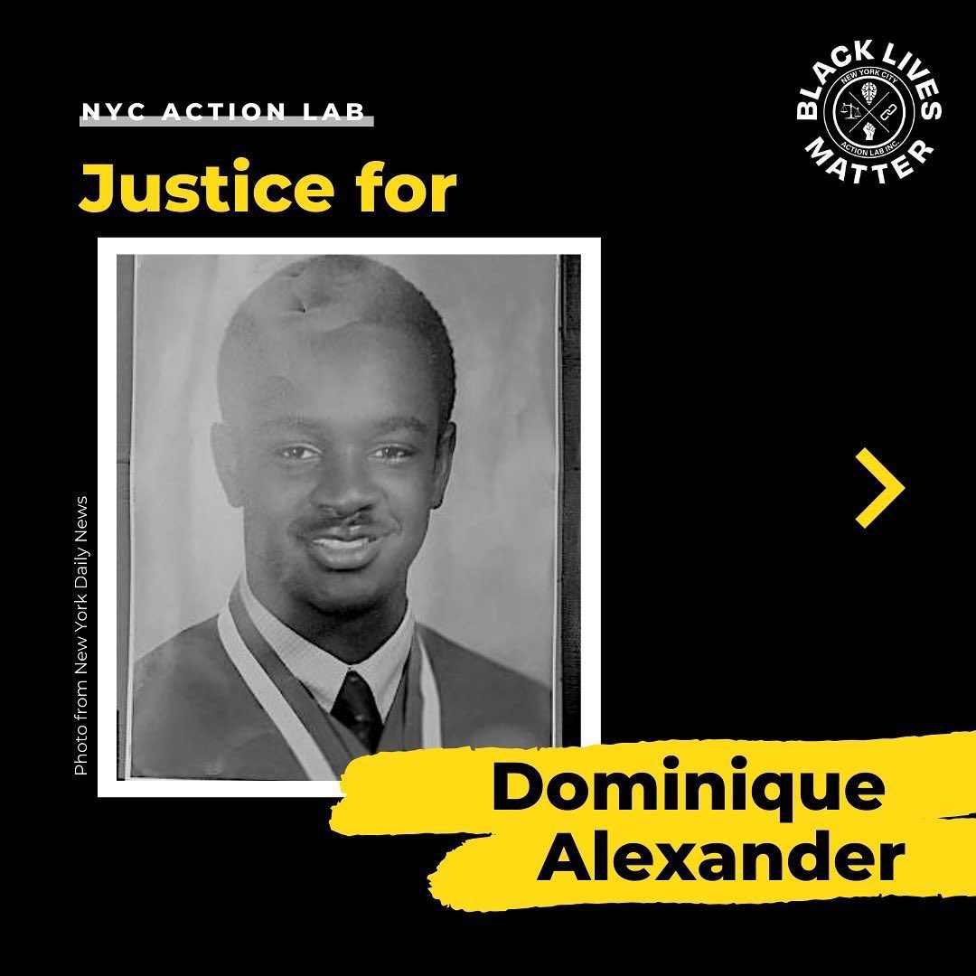 Uptowncollectiv's tweet photo. #Repost #nycactionlab | IG
On June 9, #DominiqueAlexander was found hanged from a tree in Fort Tryon. The #NYPD has ruled this a suicide & has not been cooperating with calls for a full investigation from Dominique’s family & friends.
#justicefordomo #blacklivesmatter https://t.co/6aZ3moIppH