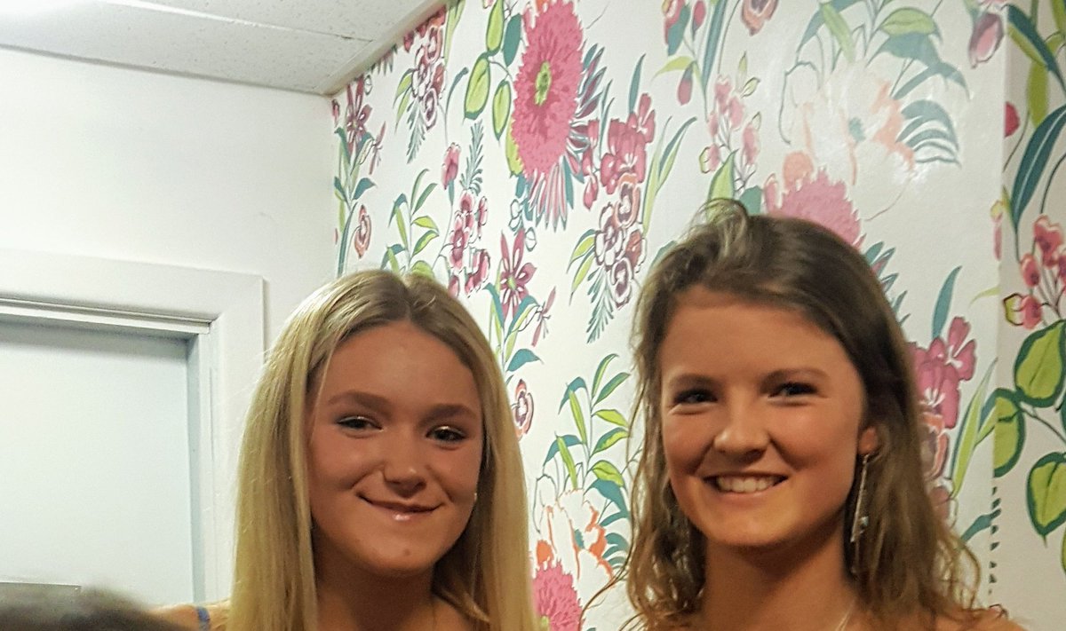 HomeColl's tweet image. Congratulations to these two lovely ladies: Tilly S is our new Head of Juniors and Imo F-L our new Head of House. A very strong @HomeColl  team again this year!