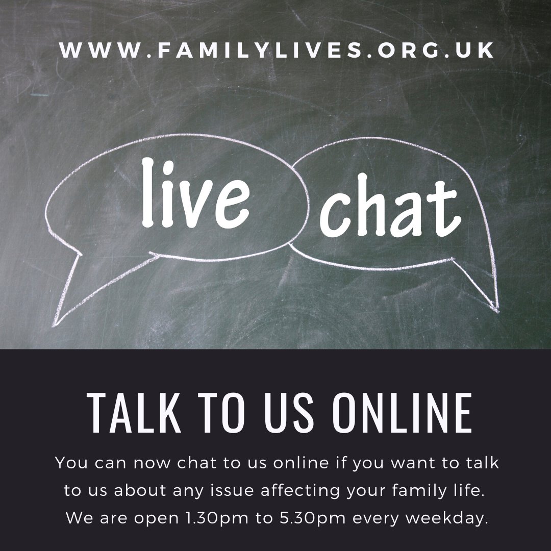 bullyinguk's tweet image. Talk to us #online if you need any advice or support about any aspect affecting your family life .. we are here for you ht.ly/S9e830qReEW #LiveChat #FamilySupport #Parenting **Open till 5.30pm today**