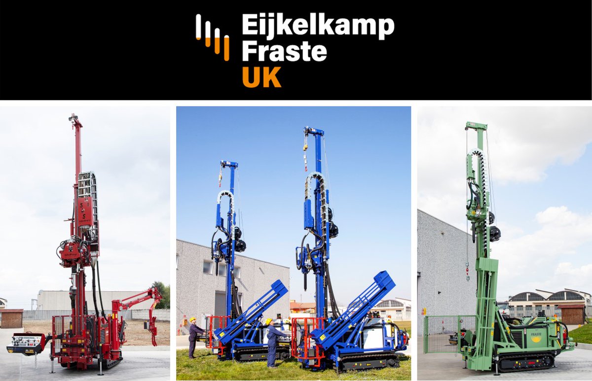 FRASTE ML - Currently receiving many enquiries Sale &amp; Rental. The footprint is small but the rig is powerful and versatile. Available in conventional and Sonic (SRS ML) d.nevey@efrigs.co.uk.

#drilling #sonic #sonicdrilling #geothermal #geotechnical #groundsource #waterwell