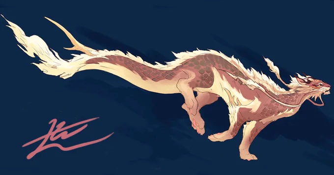 Dragon Cat?

#gomalemo_work  
https://t.co/zhgcs30VvM 