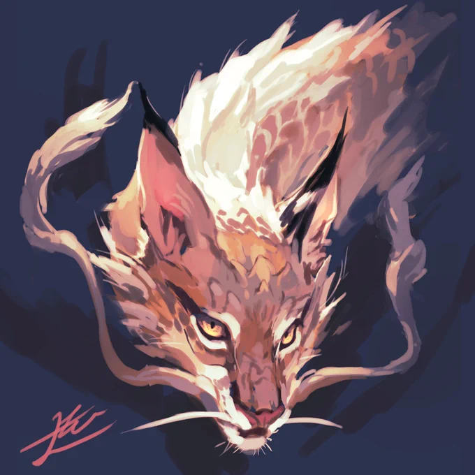 Dragon Cat?

#gomalemo_work  
https://t.co/zhgcs30VvM 