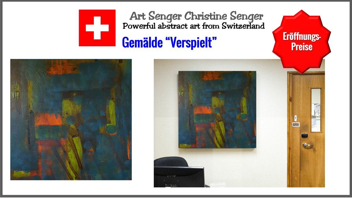 ArtSenger's tweet photo. #Sonderpreise ACRYLGLAS-Bild "Verspielt" von Art Senger!

Mehr unter https://t.co/DatdUuMl1s

Art Senger stellt die abstrakte Kunst jetzt
auch als Acrylglas-Bilder zur Verfügung.

Das Bild "Verspielt" gibt es in 3 Größen!

#artsenger #abstrakte #kunst #malerei #acrylglas https://t.co/854OngHMbT