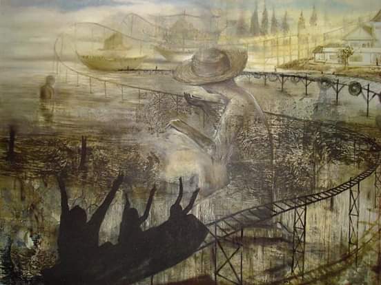 FongZona's tweet photo. "Viaje al Encuentro"
Óleo mixto sobre lienzo
#paintings #paint #artist #arte #art #gallery #SURREALISM #surrealart #Cuba #FelizViernesATodos
#LiDFong https://t.co/YZd010FFgg