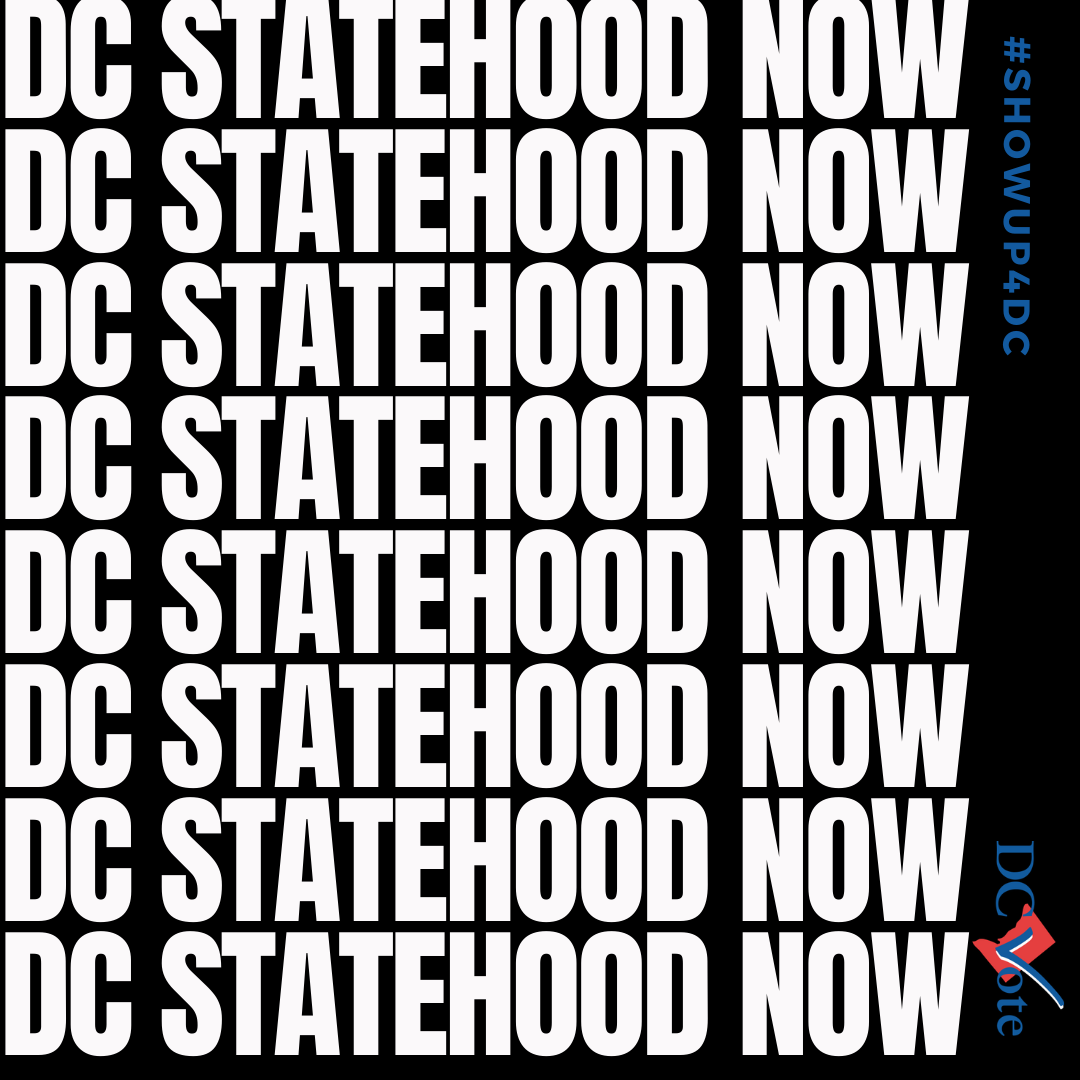 DFAaction's tweet photo. DFA fully supports #HR51 and the fight for #DCStatehood. Today's vote is a long overdue opportunity to grant representation in Congress to the millions of DC residents who pay taxes, serve on juries, and fight for their country. #ShowUp4DC https://t.co/HbYDW06FQa