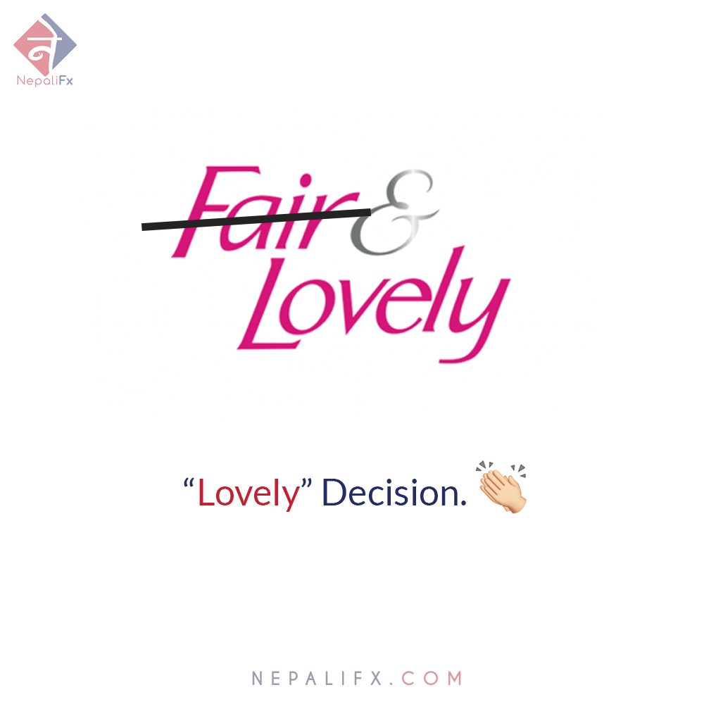 NepaliFx's tweet photo. Unilever will drop the word "fair" from its Fair &amp; Lovely skin lightening products, in the latest makeover of a brand in response to a global backlash against racial prejudice.

#FairandLovely #unilever #lovely #nepalifx https://t.co/C30WtzQeW9