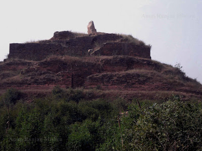 A giant pyramid temple was part of a 187 hectacre site of Ahichhatra (Bareilly) excavated in 1940. Ahichhatra finds mention in the Mahabharata as the capital of the Panchala empire. The massive pyramid temple even in its run down state measures 22m and has a huge Shv Ling on top.