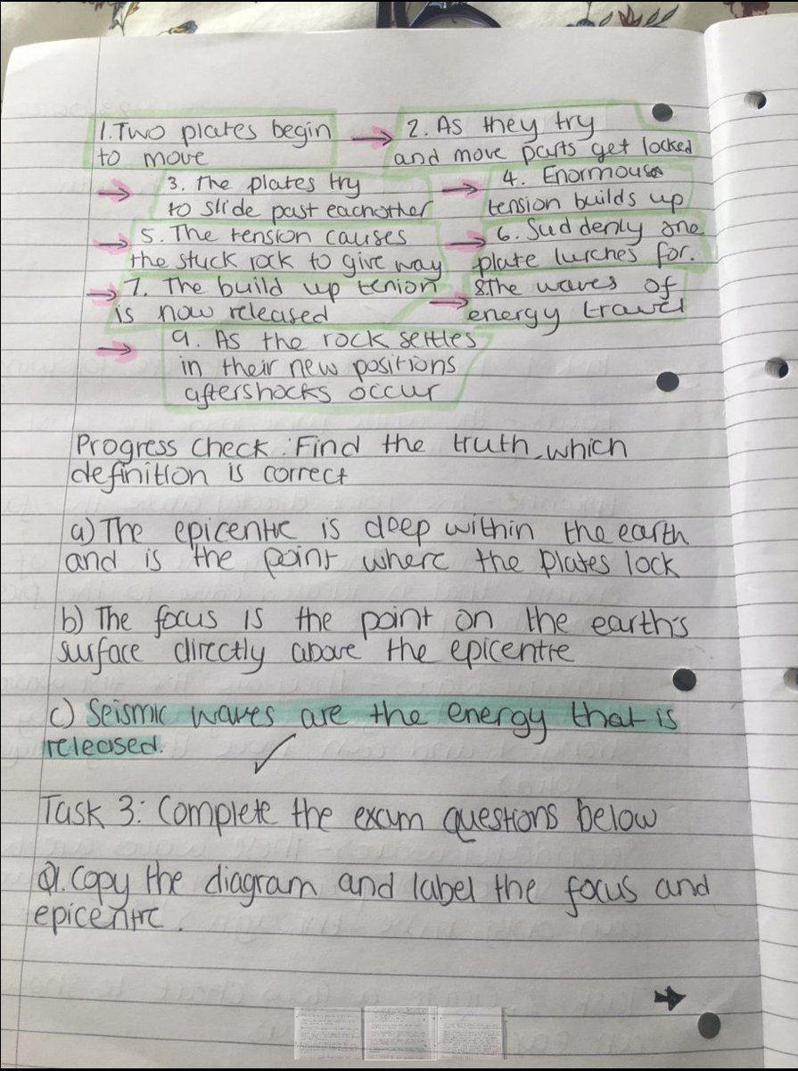 GeogHarper's tweet photo. Ayesha Attan in year 10 has been working really hard this week on her natural hazards lessons. Massive well done from the department🌎😀 @HarperGreen https://t.co/uKr0zqSPCR