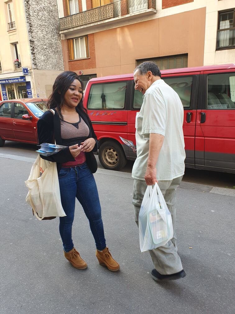 TeamAziere's tweet photo. La team ⁦@AziereEric⁩
à Pernety, retrouvez ⁦@Gael_Nko⁩ colistiere de choc ! https://t.co/jctm2VtpWW
