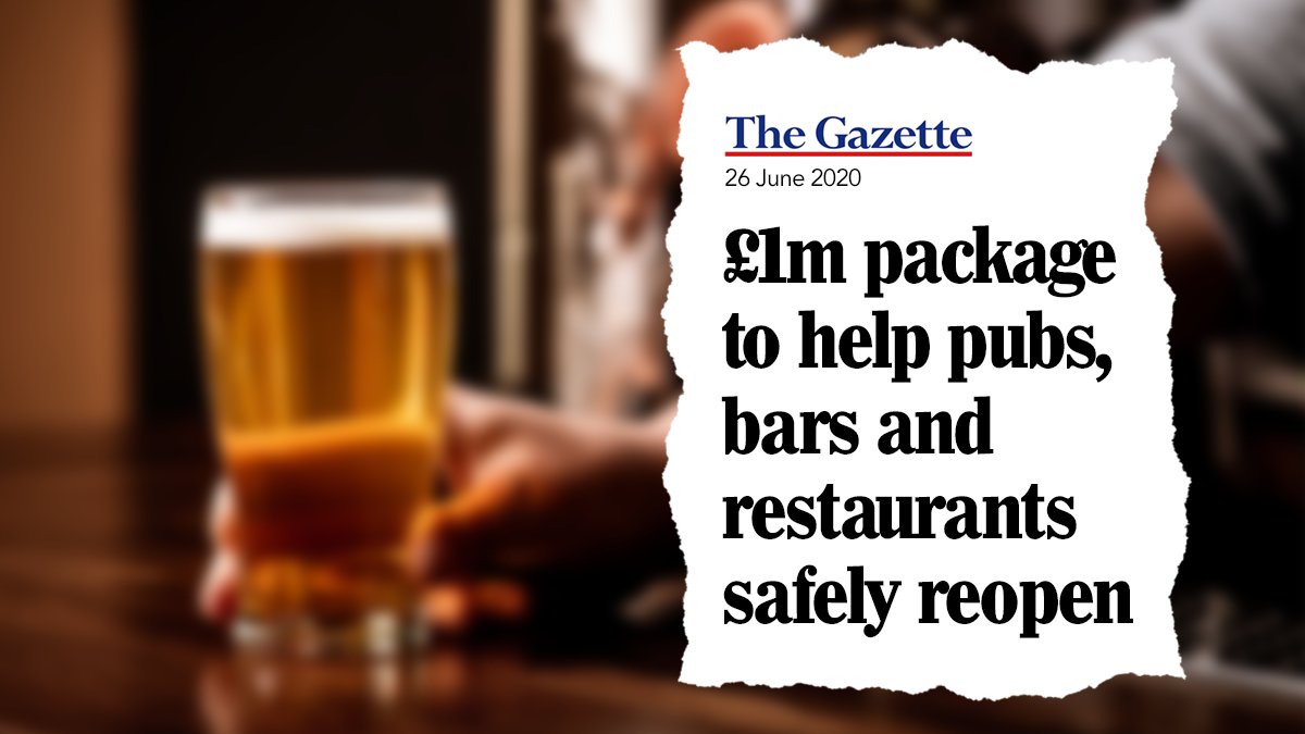 BenHouchen's tweet photo. My £1million Welcome Back Fund is helping our pubs, bars, restaurants, hotels and other hospitality and tourism businesses get ready to reopen on 4th July.

Grants of up to £1,500 will be made available for eligible businesses, click to apply 👇

https://t.co/sJUcGeDalq https://t.co/YillyXZ51v