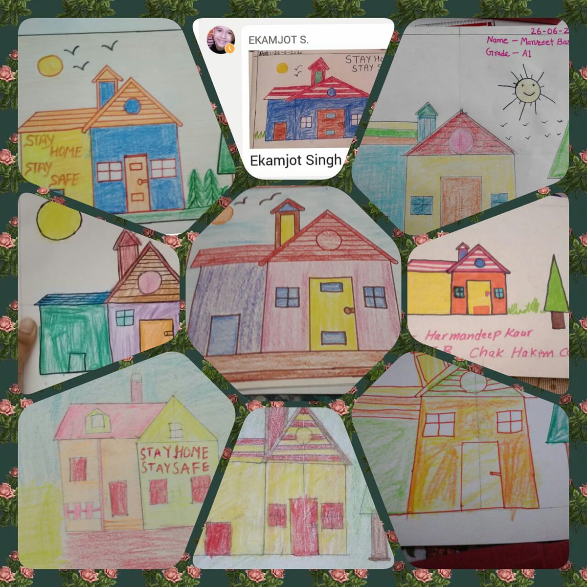 Kanchangold0044's tweet photo. Had another #exciting #remotelearningsession with Grade 1st and 2nd Artists . Covered SDGs goal no.15 Life on land.
Topic : House with basic shapes.
Thanks mam @pkdhillon08
@harpreetmehta23 @KnpsIndia @Shalu79246363 @Kulvirk82737528 @NidhiTh43971395 https://t.co/cnEmRl7lBh