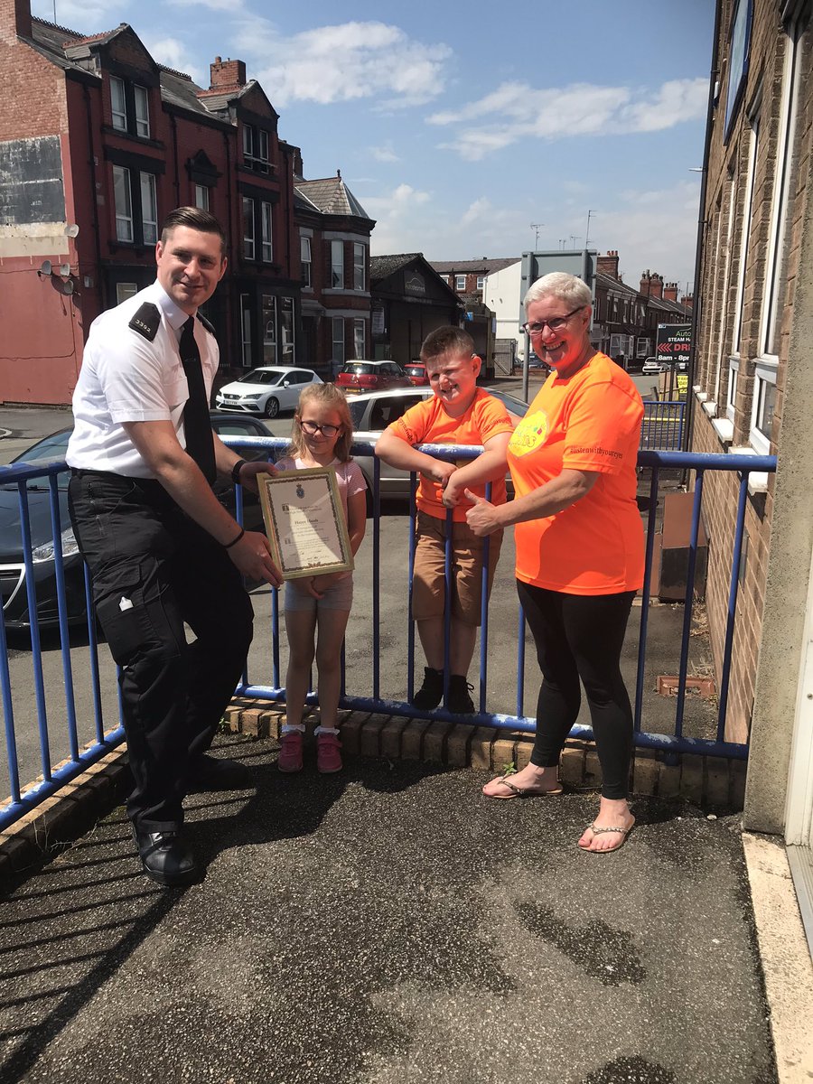 Joa2Lee's tweet photo. We’re delighted to recieve an Award from the High Sheriff of Merseyside in recognition of our work in the community. This is dedicated to our amazing children, families and volunteers and the work they do, and everyone who’s supported us. 
TY to David Steer QC DL and Lee Murphy. https://t.co/PHDrJbqhMR