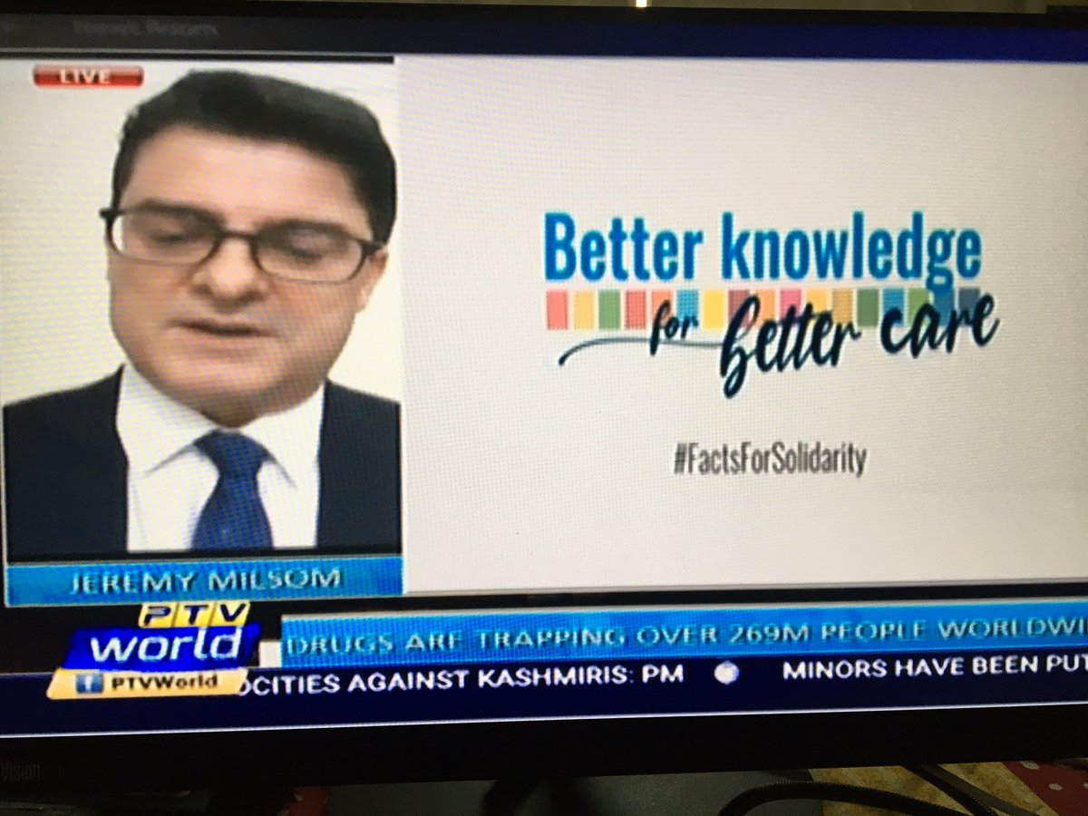 Watch <a href="/JMilsom_UNODC/">Jeremy Milsom</a> live <a href="/WorldPTV/">PTV World</a> discussing World Drug Day  #FactsForSolidarity