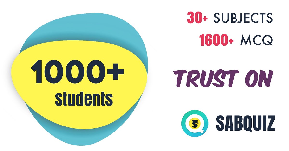 SabQuiz's tweet photo. Congratulations 🏆 #SabQuiz reached to 1000+ users on Google Play. Ad free #MCQs #app for all subjects. Go and download here
https://t.co/HojpbBKWpa https://t.co/UDVKjrbStB
