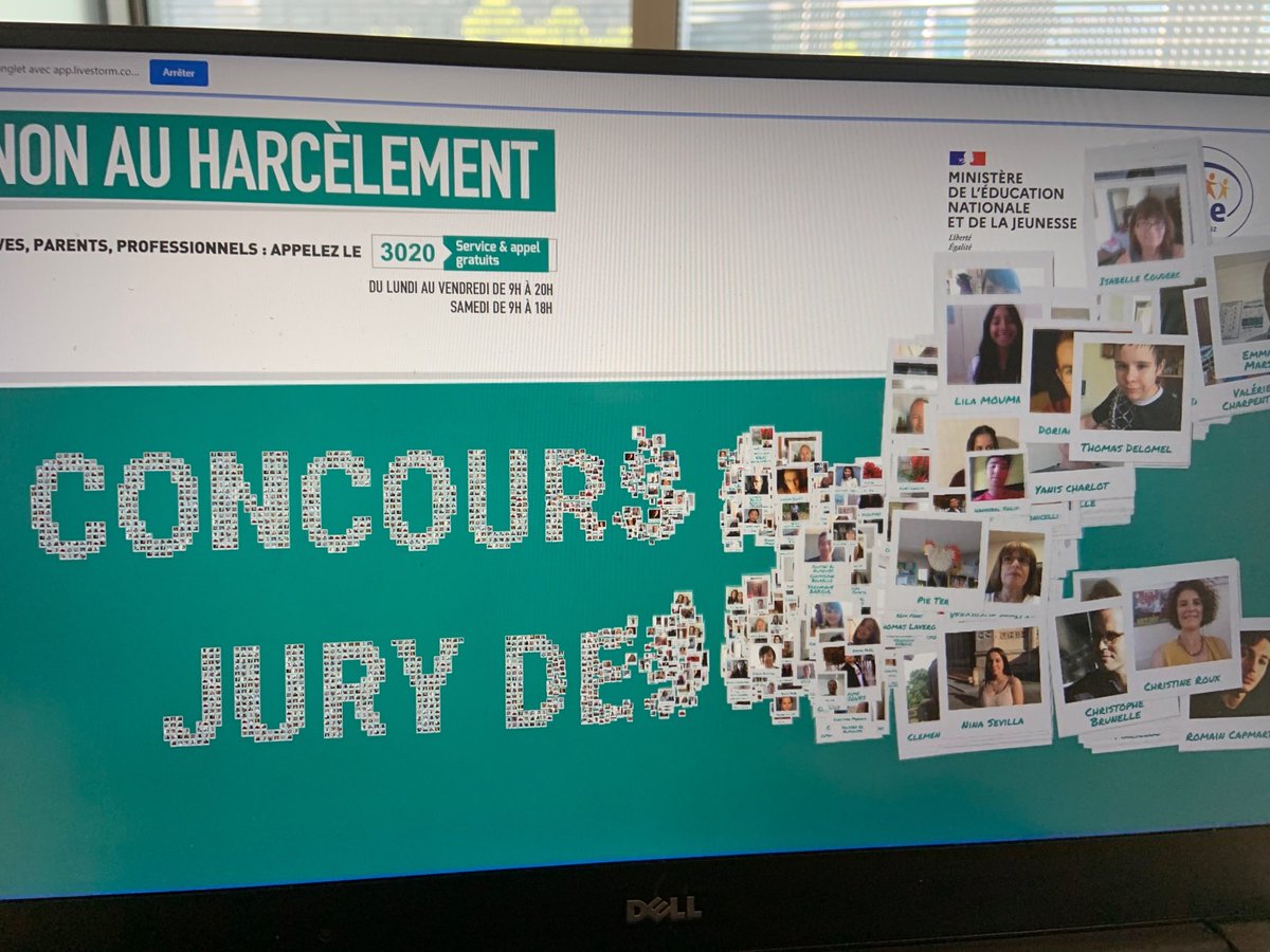 LalouxCecile's tweet photo. Lauréats #PrixNAH @AcReims mis à l'honneur et félicités en visio par les référents harcèlement départementaux et académiques. Des productions plus nombreuses et un palmarès académique remarquable. Bravo aux élèves et aux professionnels qui les ont accompagnés et soutenus. https://t.co/ecqJgMvAWD