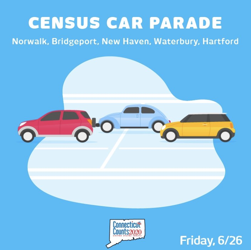 Hey #NewHaven.. We're going #CONNECTICUT wide to remind everyone that the #2020Census is Safe, confidential and most of importantly VITAL for the necessary resources that we all benefit from.