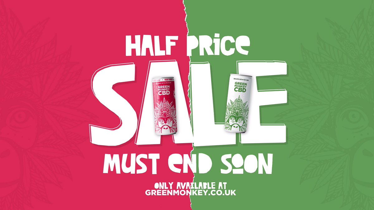 cbdgreenmonkey's tweet photo. All good things must come to an end... 

👉 https://t.co/Z9fGI4b9Aa

#FridayFeeling #SummerVibes #CBD #cbdproducts #cbddrinks https://t.co/oSuRKvsty3