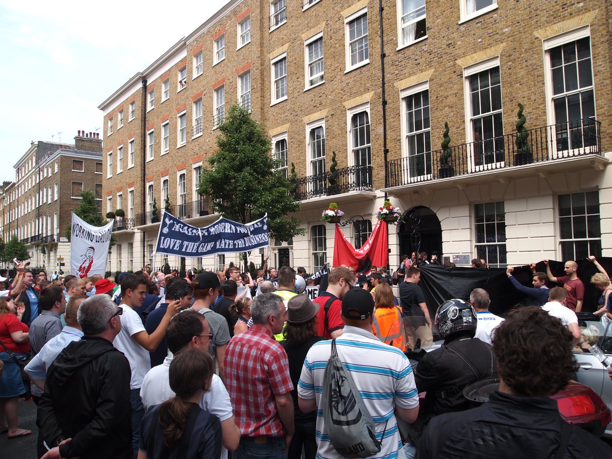 MOMS attended the @WeAreTheFSA march to the Premier League offices seven years ago (this week) to protest about ticket prices and PL greed. The message on that main banner has certainly been further proved by the behind-closed-doors restart games.