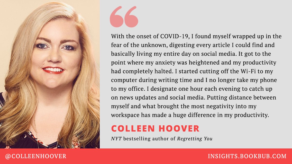 Inspiring words from  @colleenhoover 