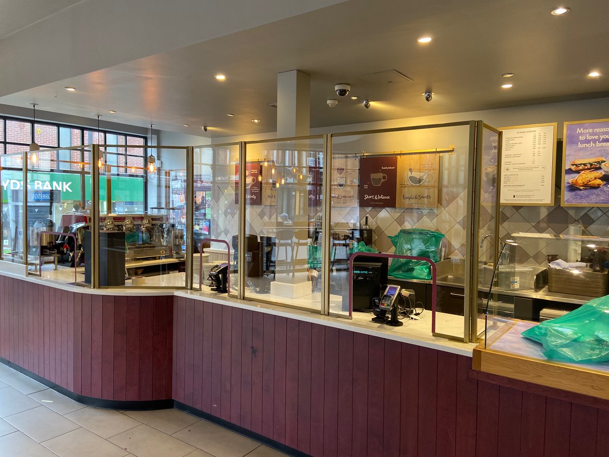 We believe now more than ever on the importance of being responsive and truly focusing on our customers' needs to help them thrive.

Here is just one example of an adapted plan incorporating the new COVID screens.  Good luck #costacoffee on the reopening!