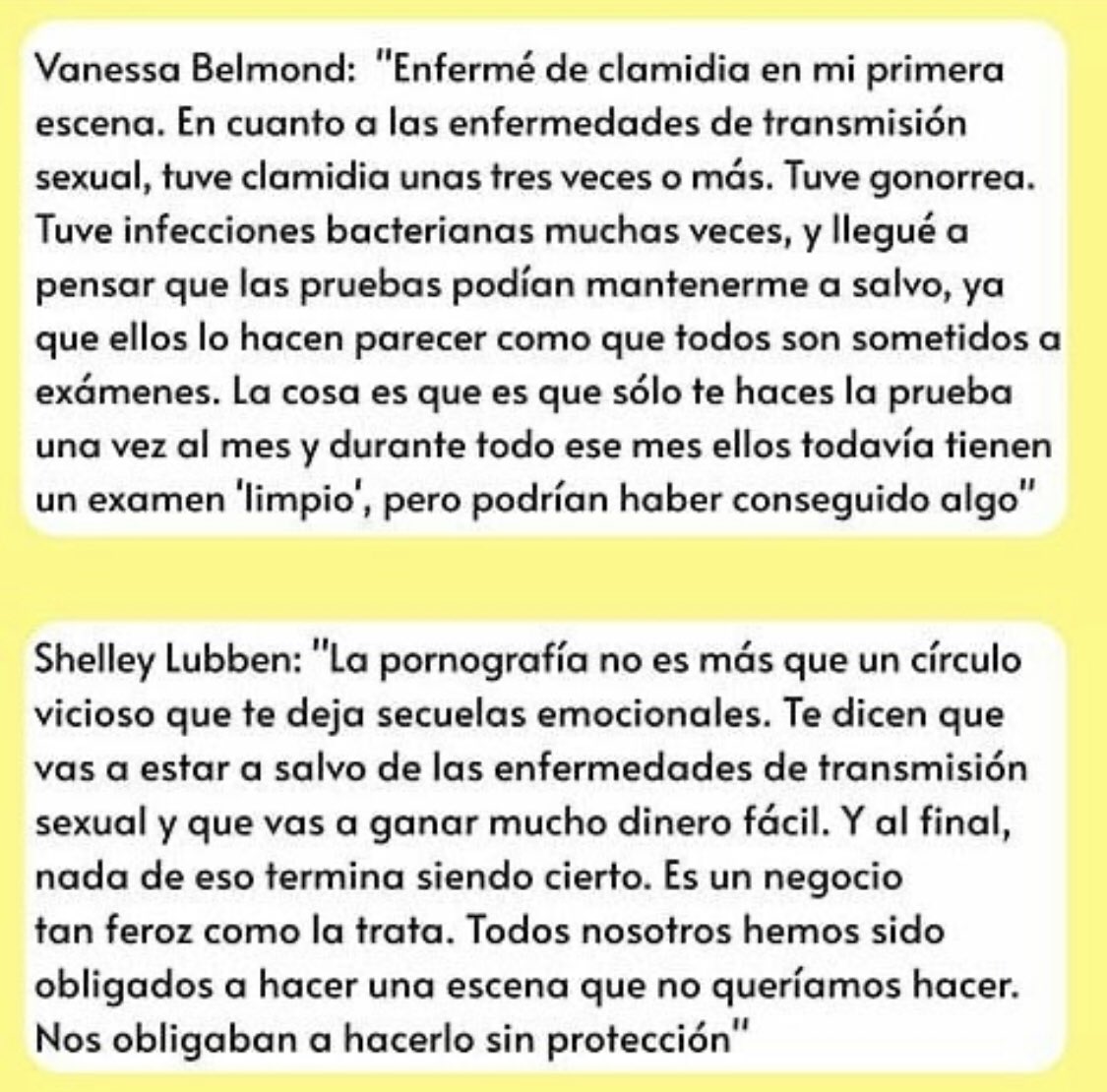 jlawthgs's tweet photo. JUSTICE FOR MIA KHALIFA
Creer que el porno no es una industria violenta y que obliga a mujeres a hacer cosas que no desean es negar la realidad. https://t.co/sECfk3Taqz