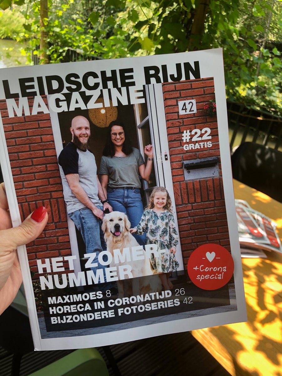 Het zomernummer is gearriveerd! Vanaf morgen worden onze distributiepunten bevoorraad. Vanaf komende week overal in Leidsche Rijn, Vleuten-De Meern e.o. #gratis #neemmee