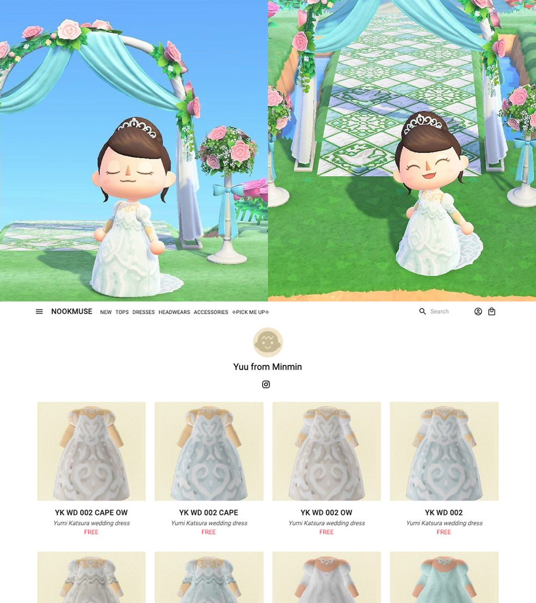 wedding dress custom design acnh  '   Hello hello hello!!! I am back with tons  of new fabulous designs coming your way!!! Today's design is one of my new  favorites!! The gorgeous cascading frills on