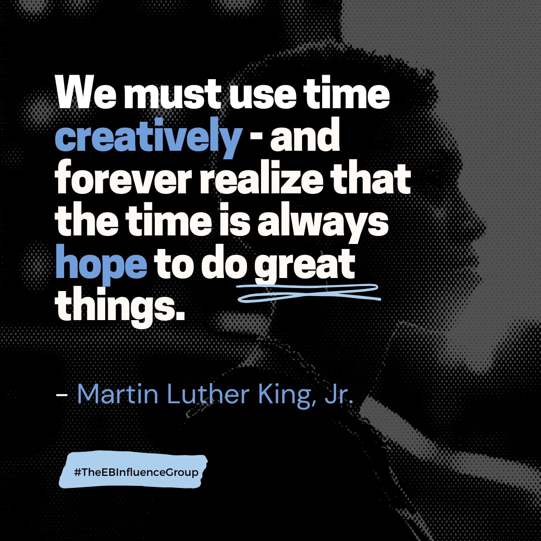 SheCanCultivate's tweet photo. Use your time to do great things. #MartinLutherKingJr⁣

#MLK #foodforthought #FollowFriday #FBF #BLM #BlackLivesMatter #entrepreneur #smallbusinessowner #businessowner #freelancer https://t.co/3RHgUIV7Qv
