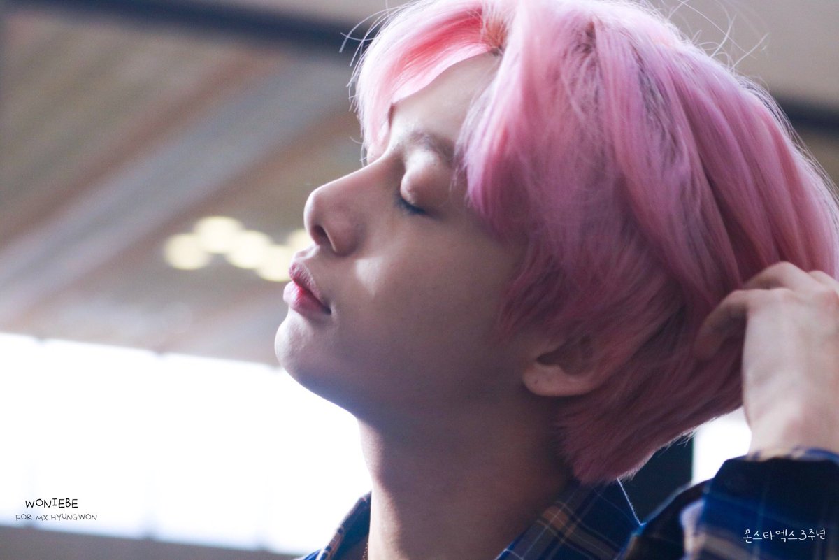 Hyungwon side profile: the aesthetic thread 