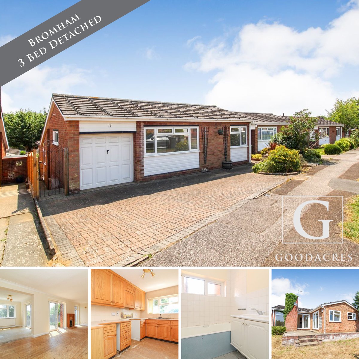 Located in the highly desirable #Bedfordshire village of #Bromham is this three bedroom detached #property. The property is end of chain and a viewing is highly advised.
OIRO £290,000 ow.ly/o2RC50Aina3