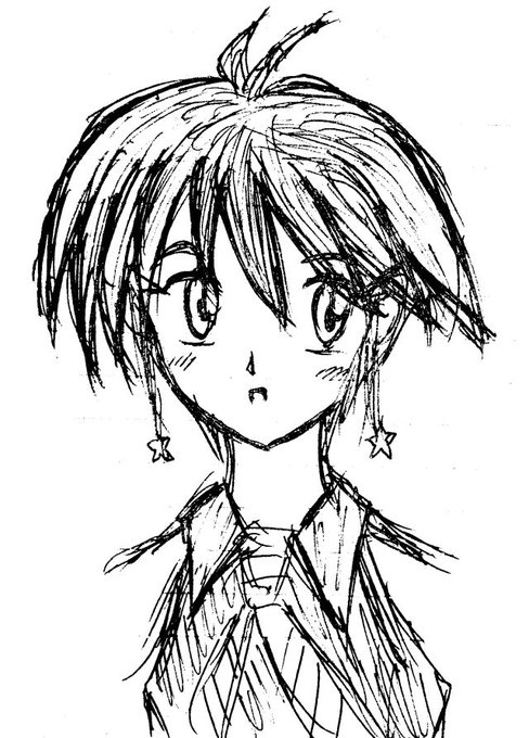 #みんなの菊地真が見たい 

古今東西色が塗れないへたれな真と虹野さんしか主に描けないへたれです(自爆) 