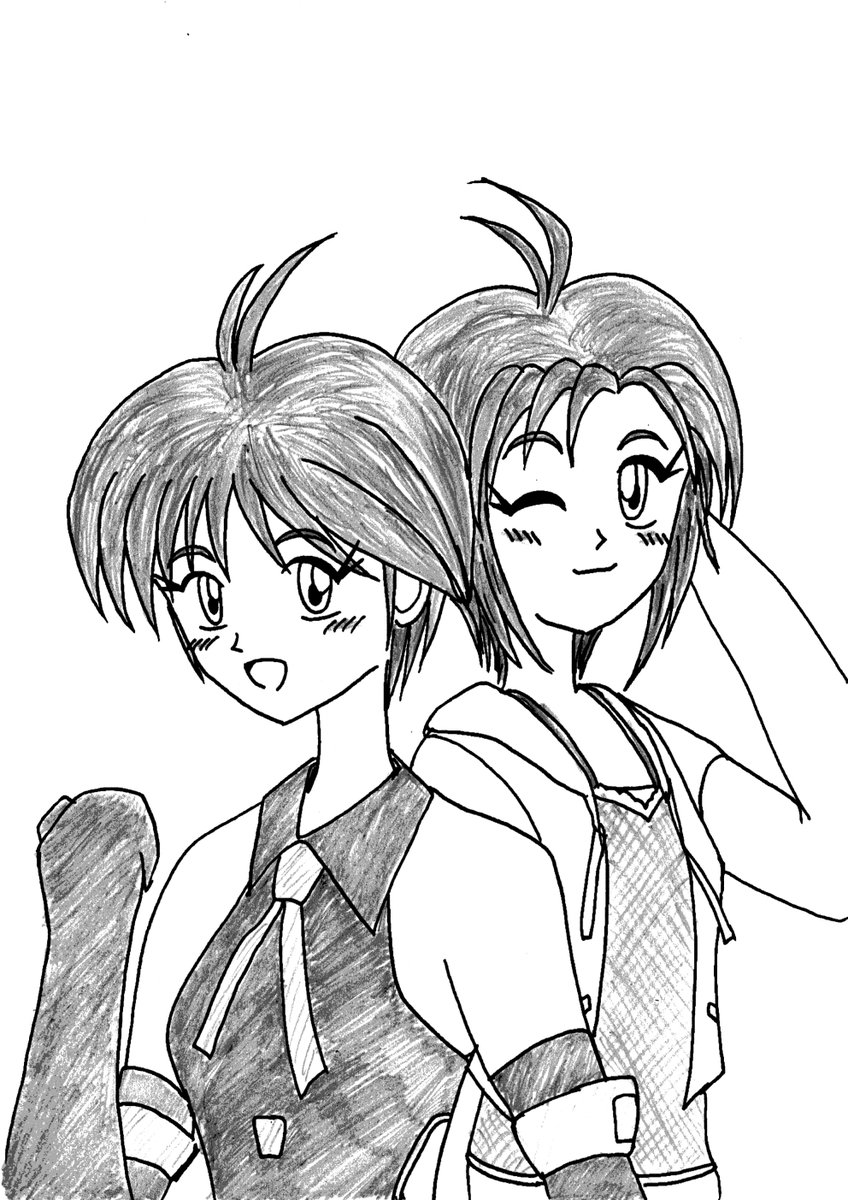 #みんなの菊地真が見たい 

古今東西色が塗れないへたれな真と虹野さんしか主に描けないへたれです(自爆) 