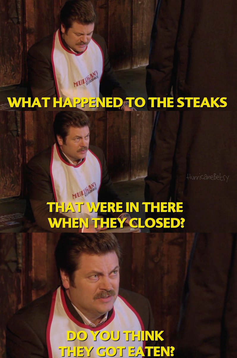 SunFedBeefNYC's tweet photo. We hope so, Ron, we hope so. 😢 https://t.co/OIpoXsrHGu