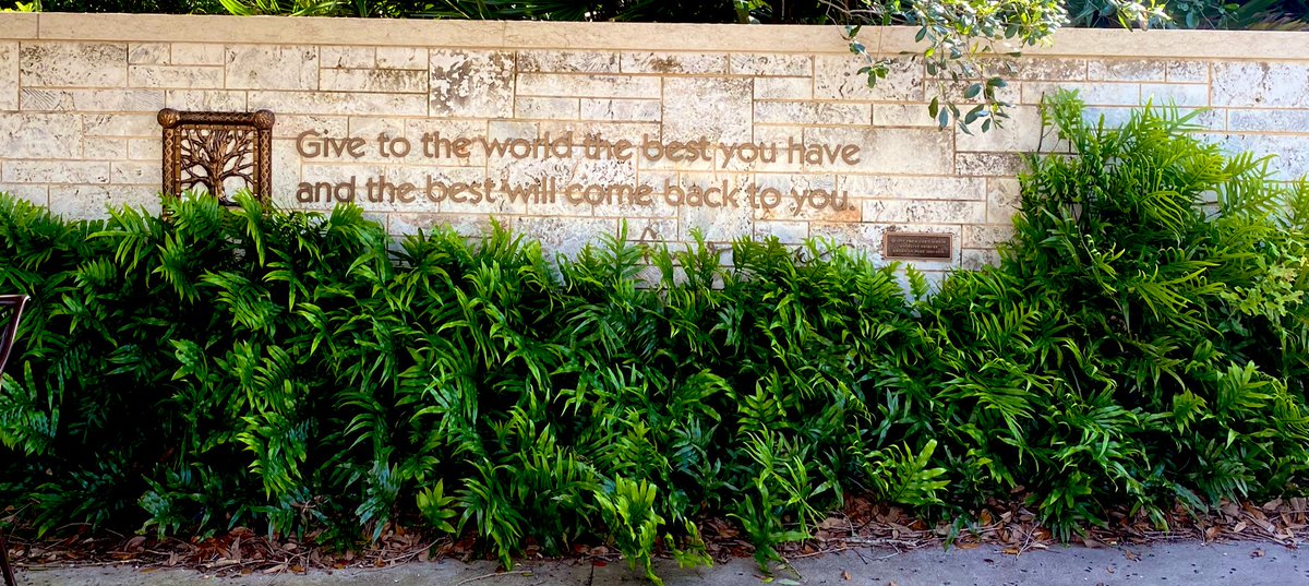 Good morning my phone friends... 

Happy Friday. For any of you that followed and I haven’t followed back just let me know... 

Saw this & thought it to be so applicable #BokTowerGardens