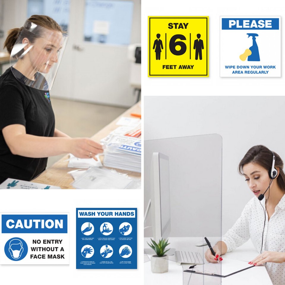 advancestamp's tweet image. We can supply you with COVID-19 signage and safety items such as custom-printed face masks, face shields, and sneeze guards for counters and POP areas. Check out our supplier's site, then give us a call at (610) 539-3000 and tell us what you need! ow.ly/MWop50Ai2z5